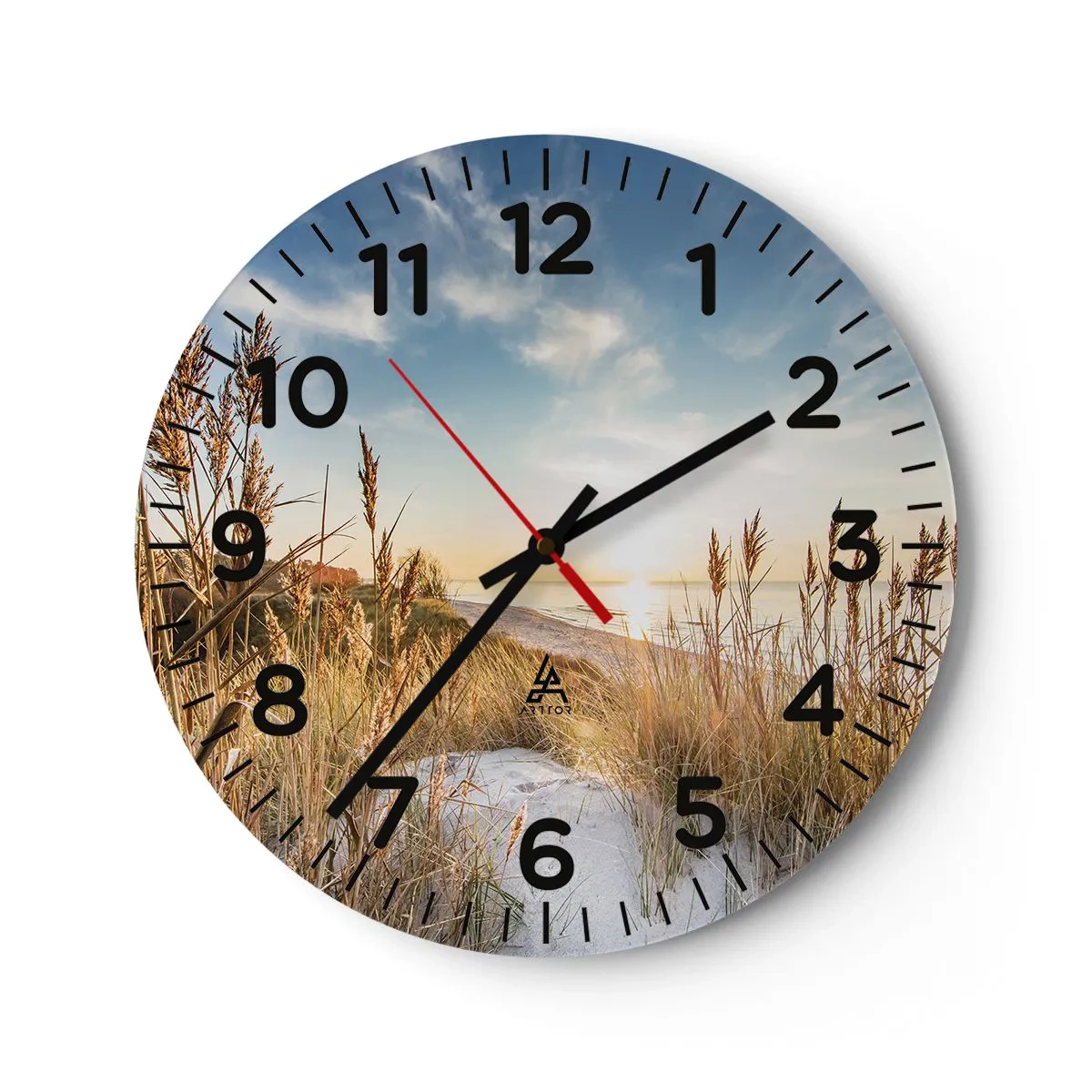 Vægur, Uret - Nordstrand - 40x40 cm