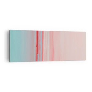 Lærredstryk - Billede på lærred - Abstraktion ved daggry - 140x50 cm