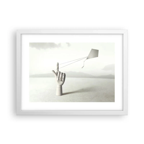 Plakat i hvid ramme - Styrkeprøve - 40x30 cm