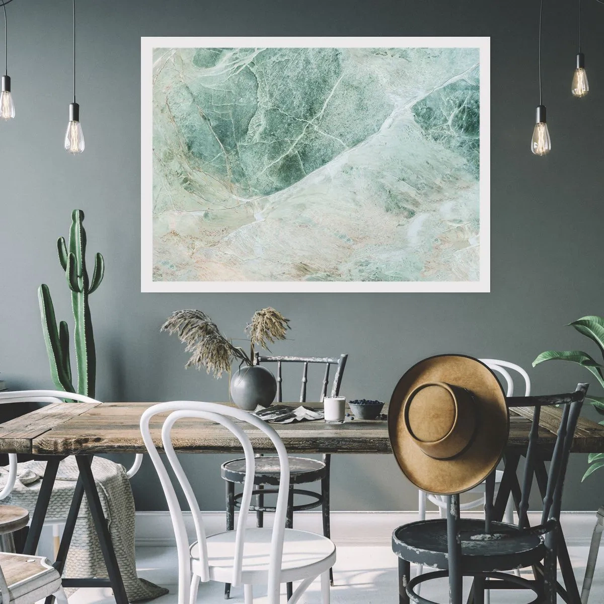 Plakat - Den ædle kølighed af sten - 100x70 cm