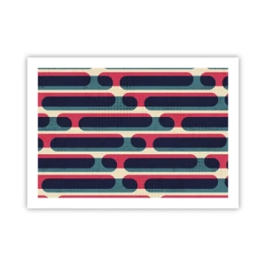 Plakat - Indad og fremad - 70x50 cm