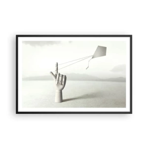 Plakat i sort ramme - Styrkeprøve - 91x61 cm