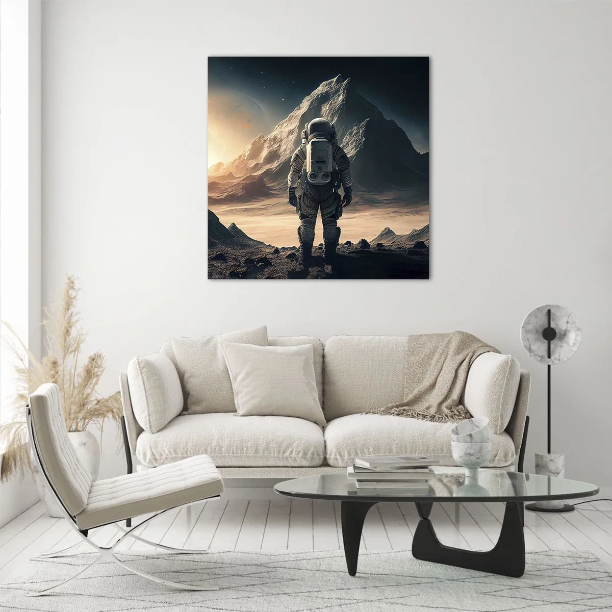 Billede på glas - En ny udfordring - 60x60 cm