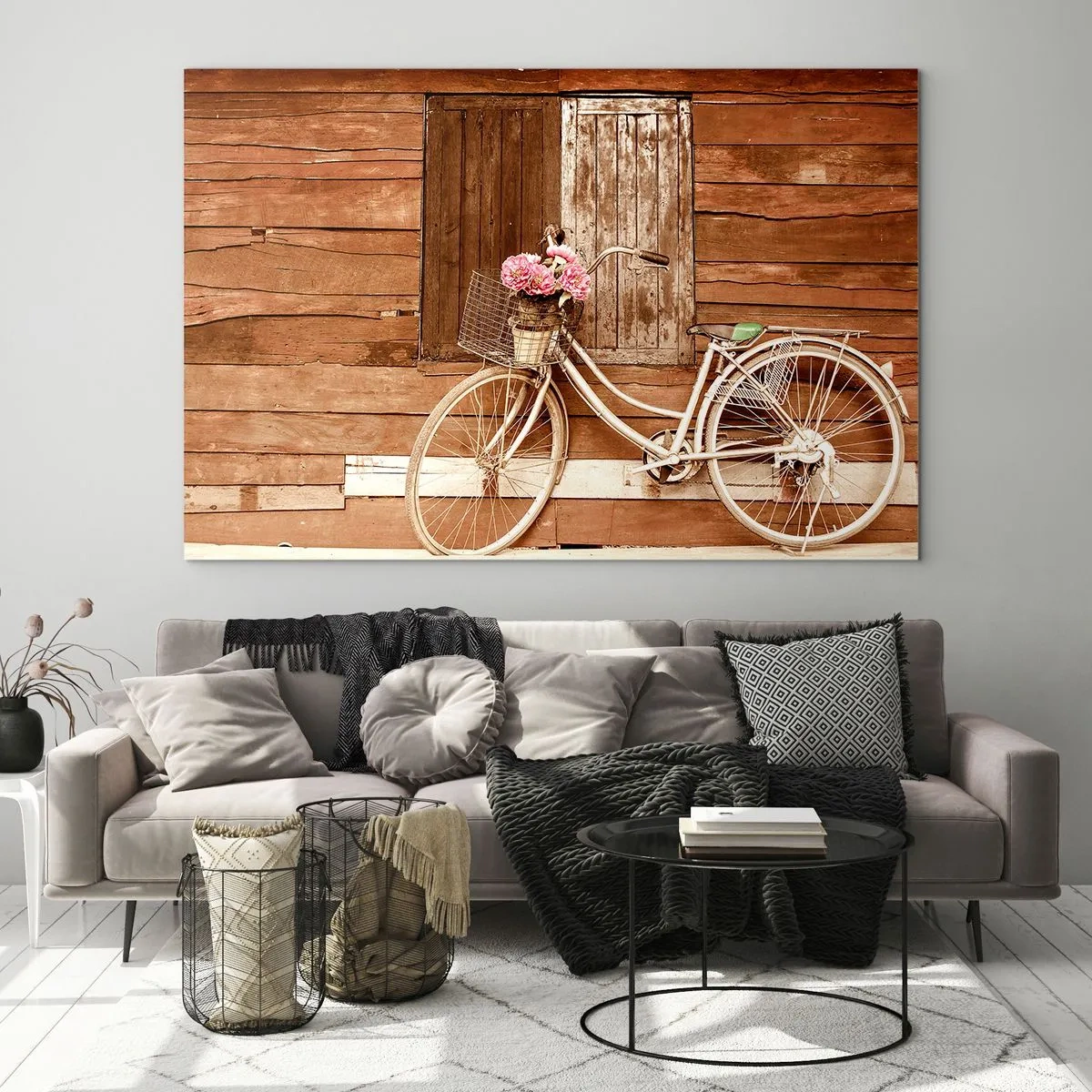 Billede på glas - Er straks tilbage - 70x50cm - Jeg vender tilbage om lidt - Moderne vægdekoration til stue og soveværelse ARTTOR
