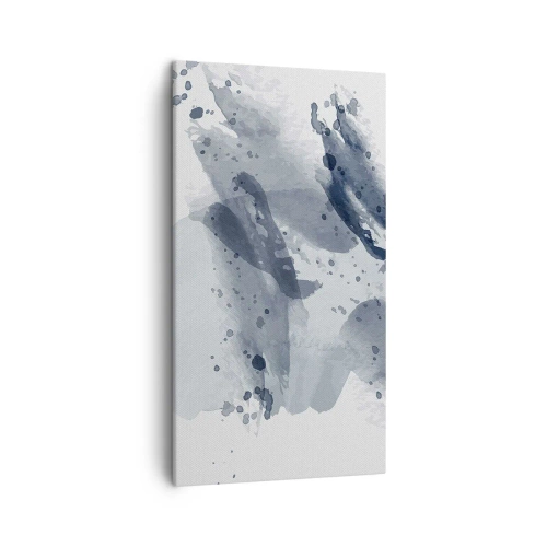 Lærredstryk - Billede på lærred - En undersøgelse af vandets natur - 45x80 cm