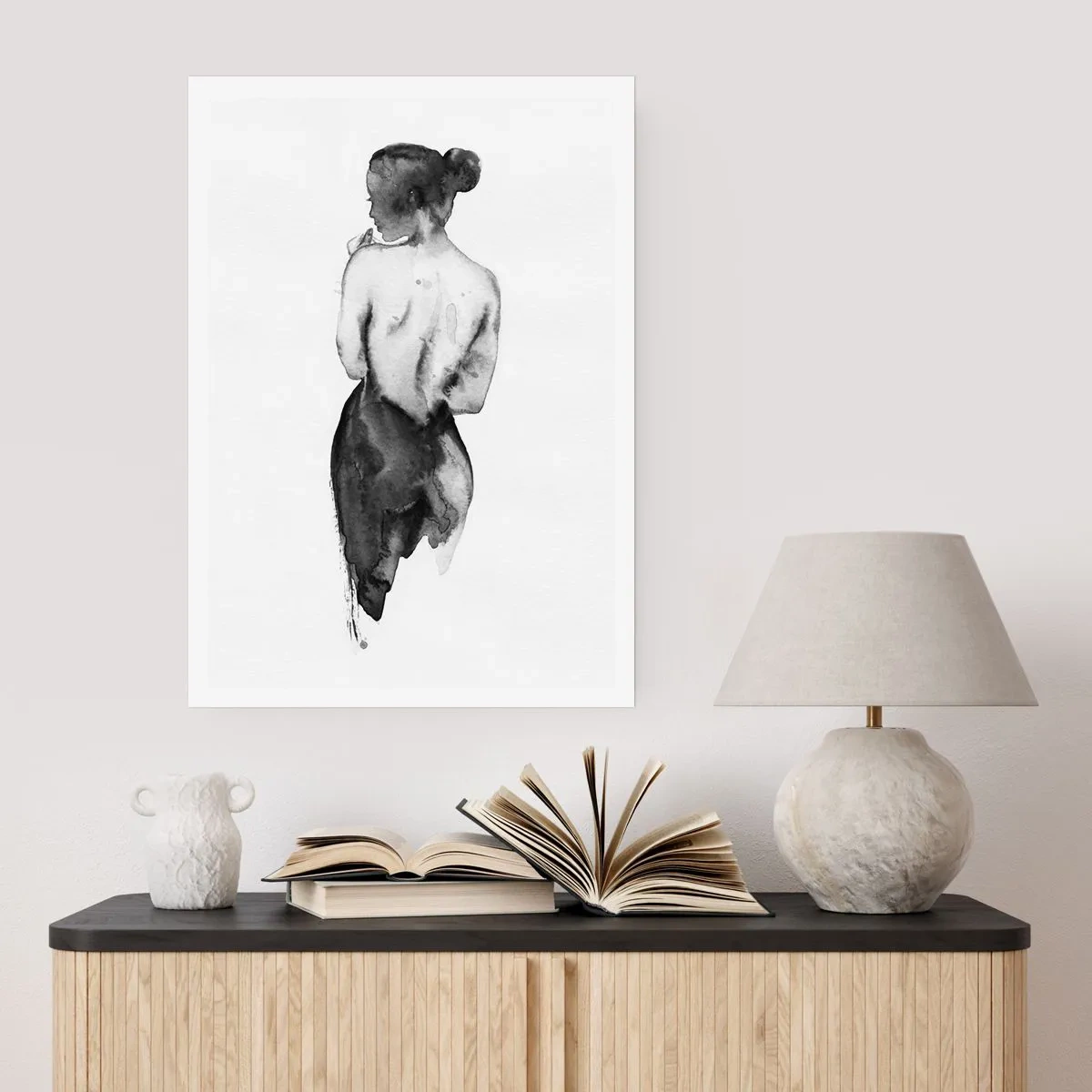 Plakat - Med hende forsvinder verden - 40x50 cm