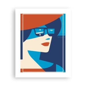 Plakat - Ferie rejse - 40x50 cm