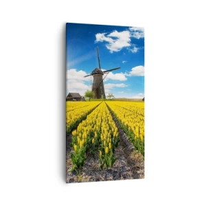 Lærredstryk - Billede på lærred - Kunne ikke være mere hollandsk - 55x100 cm