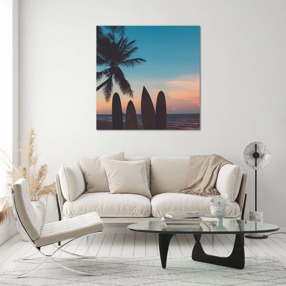 Billede på glas - I morgen bliver også sjovt - 70x70 cm