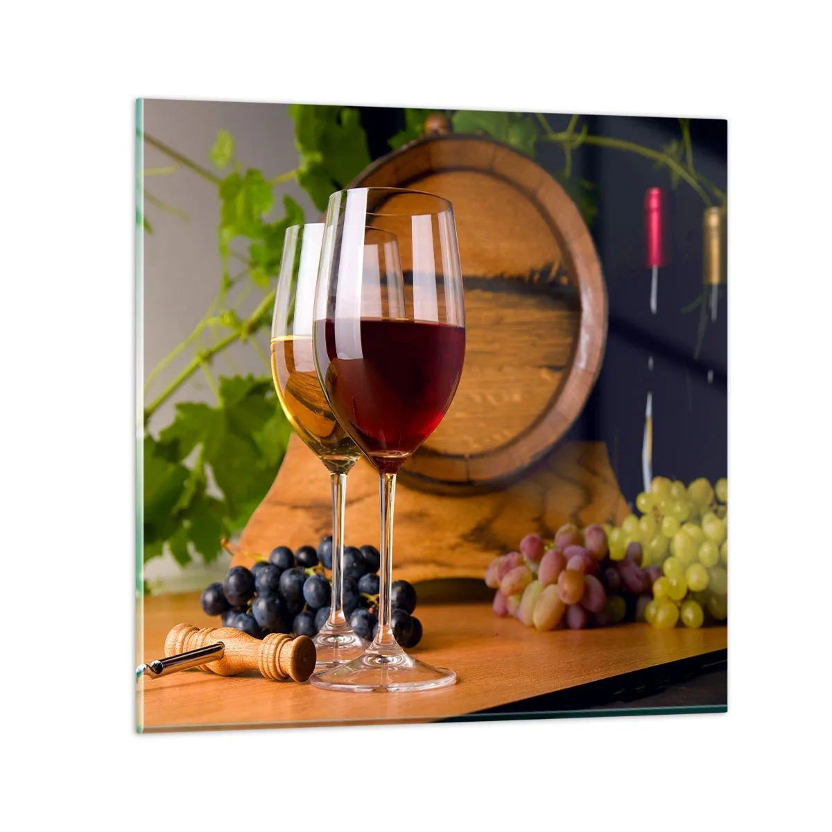 Billede på glas - Som de gamle mestre - 70x70 cm