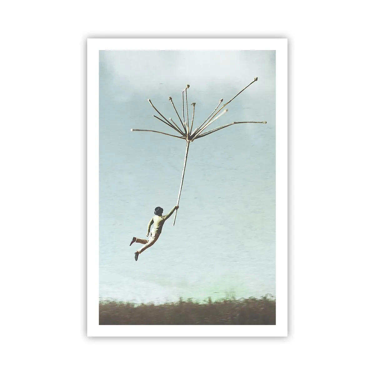 Plakat - Drager, blæsere, vind - 61x91 cm