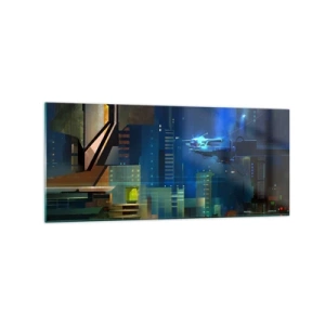 Billede på glas - I den nærmeste fremtid - 120x50 cm