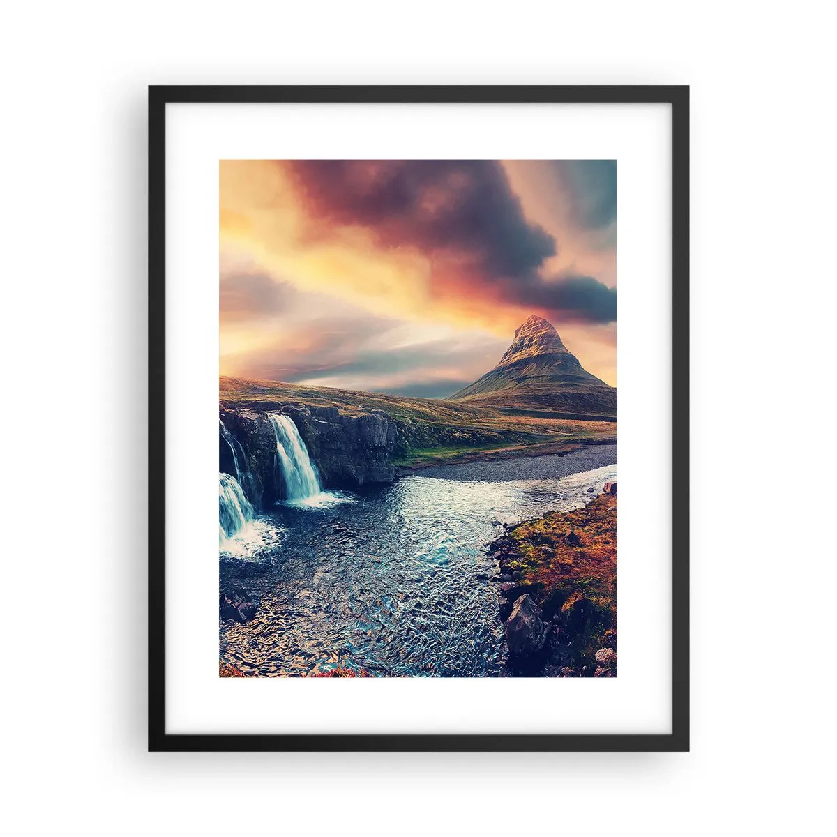 Plakat i sort ramme - I naturens majestæt - 40x50 cm