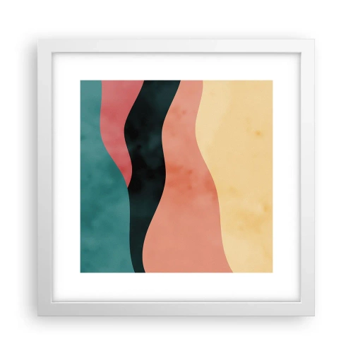 Plakat i hvid ramme - Kompatibel manglende overholdelse - 30x30 cm