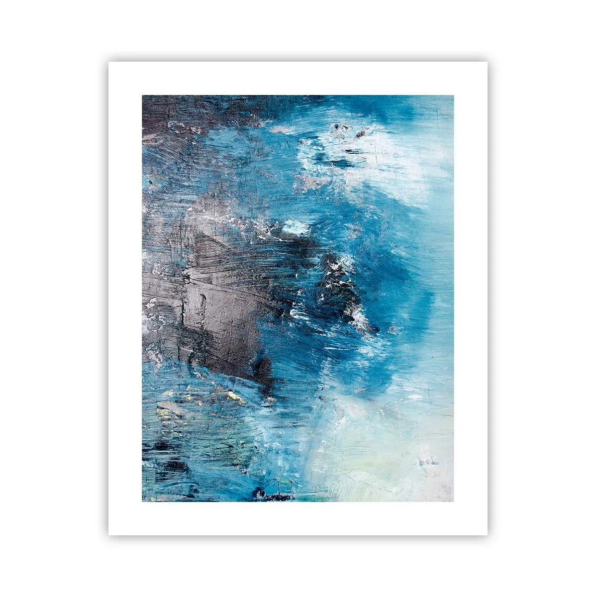 Plakat - Blå rapsodi - 40x50 cm