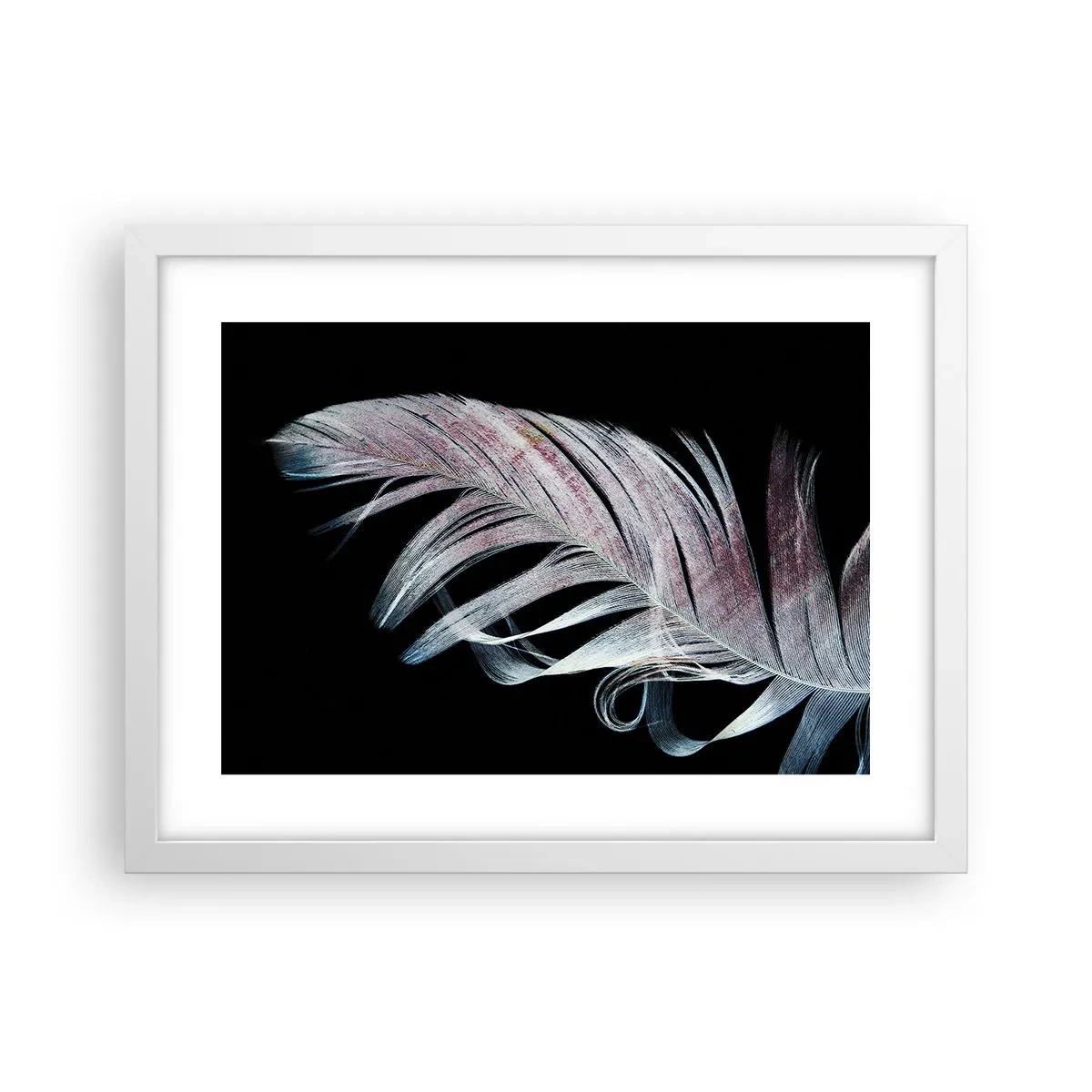 Plakat i hvid ramme - Tænk om berøring - 40x30 cm