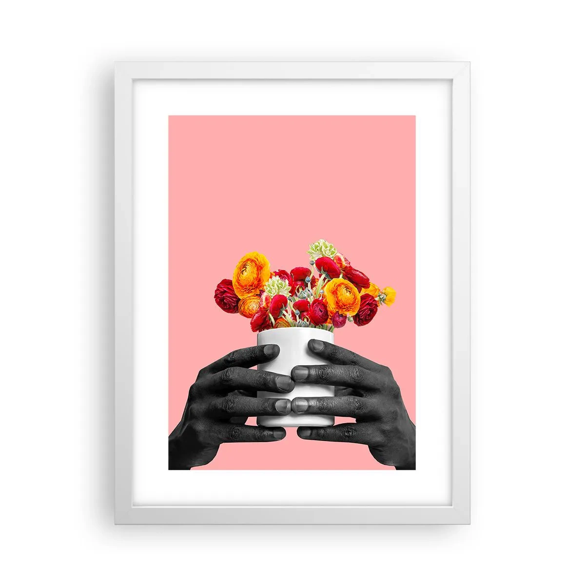 Plakat i hvid ramme - Livets apotheose - 30x40 cm