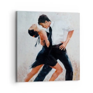 Lærredstryk - Billede på lærred - Mine drømmes tango - 70x70 cm