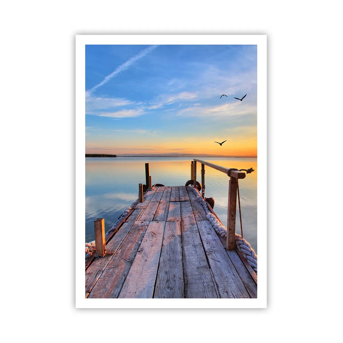 Plakat - Går fremad mod solen - 70x100 cm