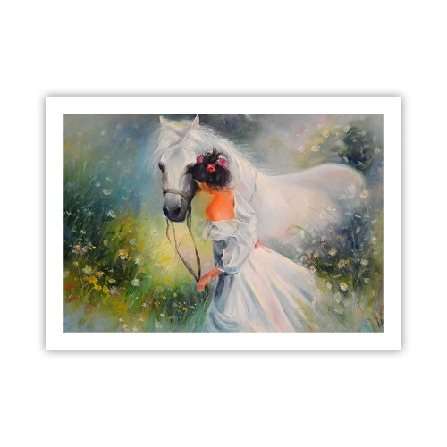 Plakat - Som fra en smuk drøm - 70x50 cm