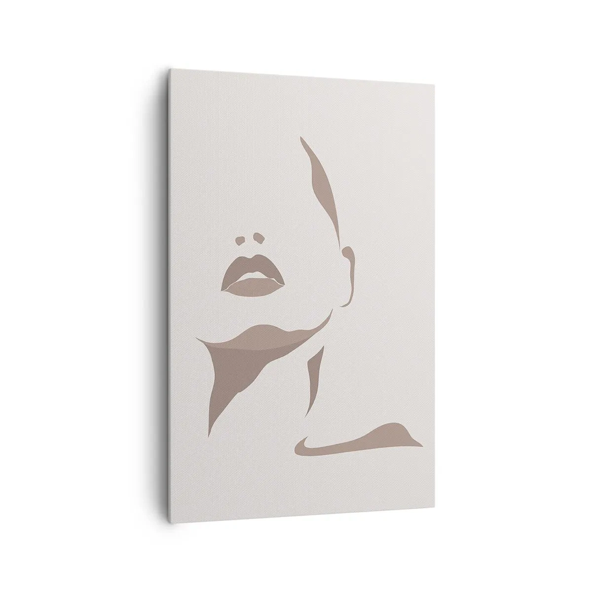 Lærredstryk - Billede på lærred - Skabt af lys og skygge - 80x120 cm