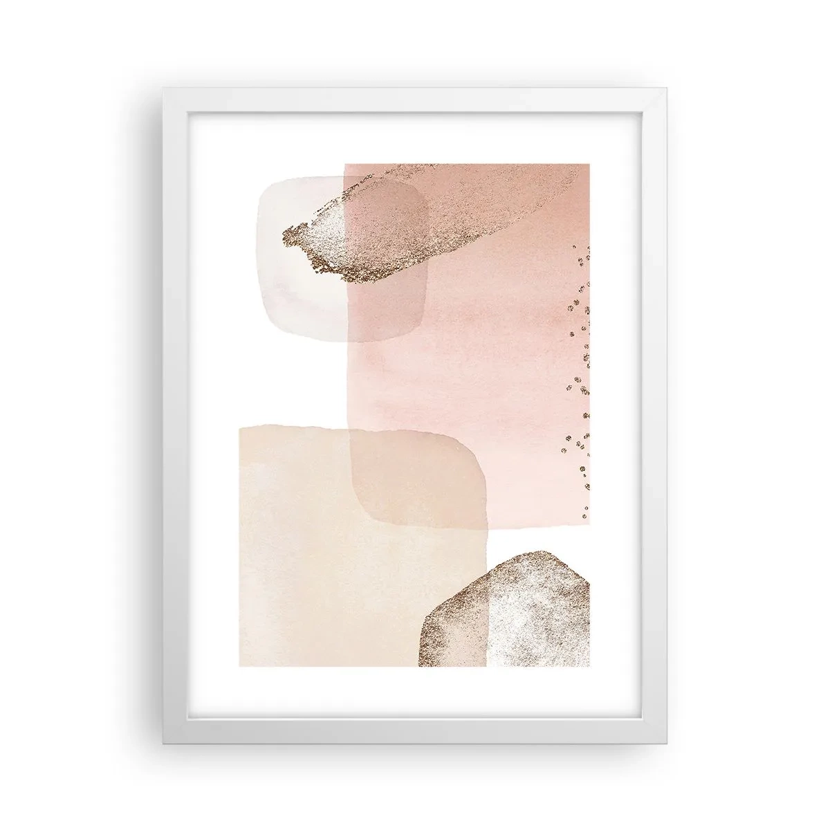 Plakat i hvid ramme - Et kig gennem farver - 30x40 cm