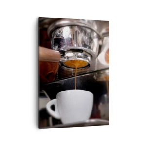 Lærredstryk - Billede på lærred - Et godt øjeblik på dagen - 50x70 cm