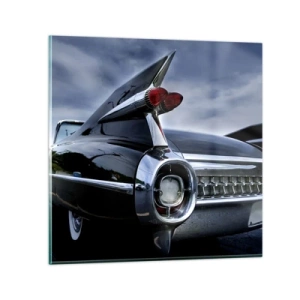 Billede på glas - Det er derfor, den er så smuk! - 50x50 cm