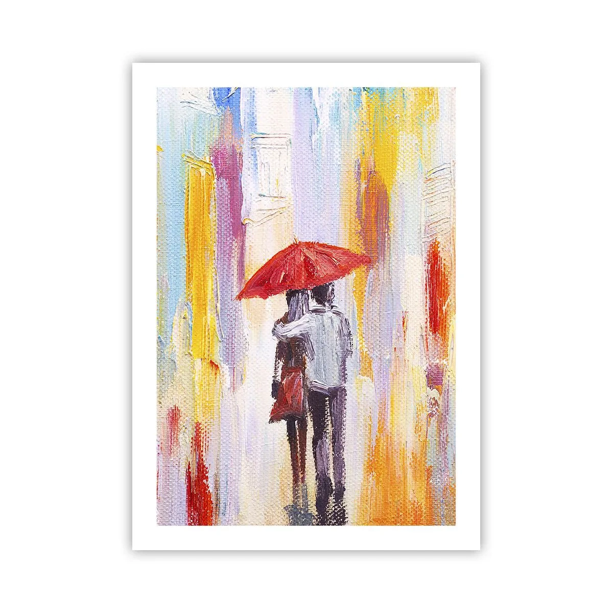 Plakat - Lad det regne  mere - 50x70 cm