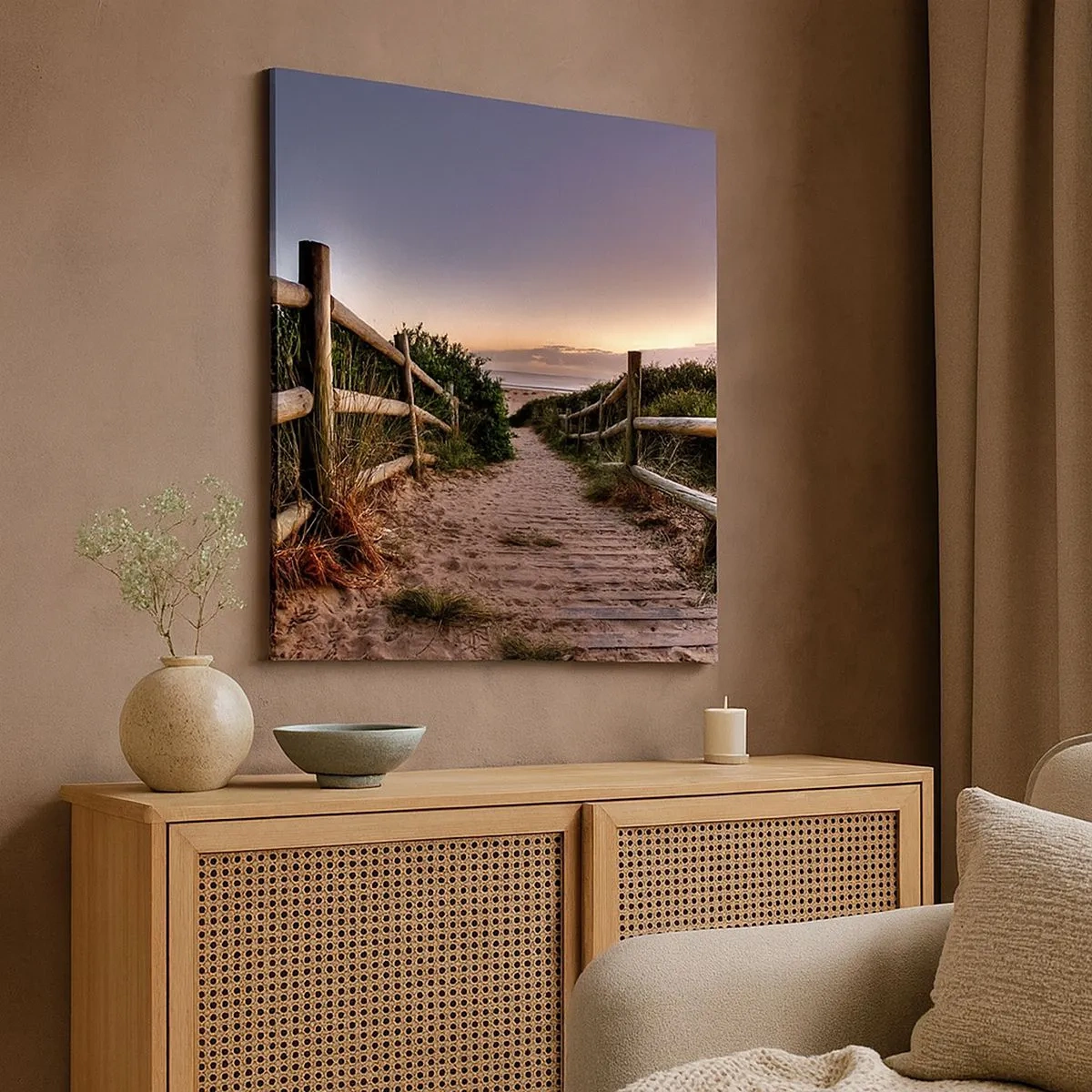 Lærredstryk - Billede på lærred - Du kan allerede se målet - 30x30 cm