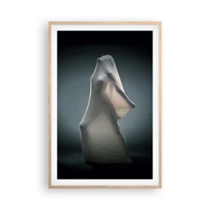 Plakat i ramme af lyst egetræ - Skjulte begær - 61x91 cm