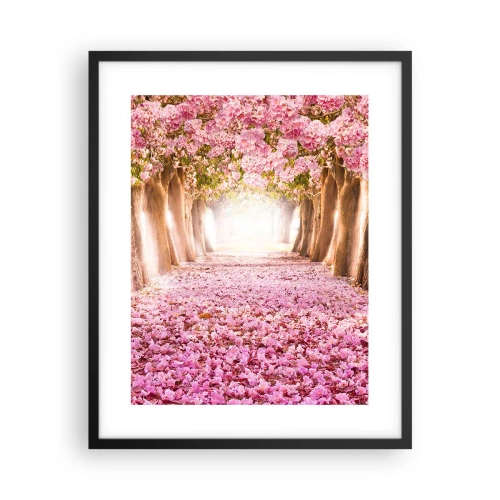 Plakat i sort ramme - Vejen til paradis - 40x50 cm