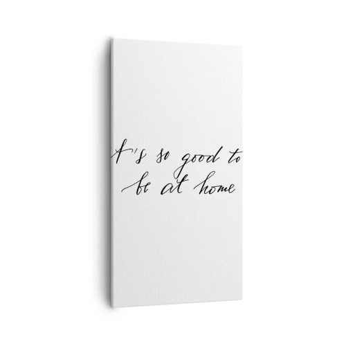 Lærredstryk - Billede på lærred - Hele sandheden - 55x100 cm