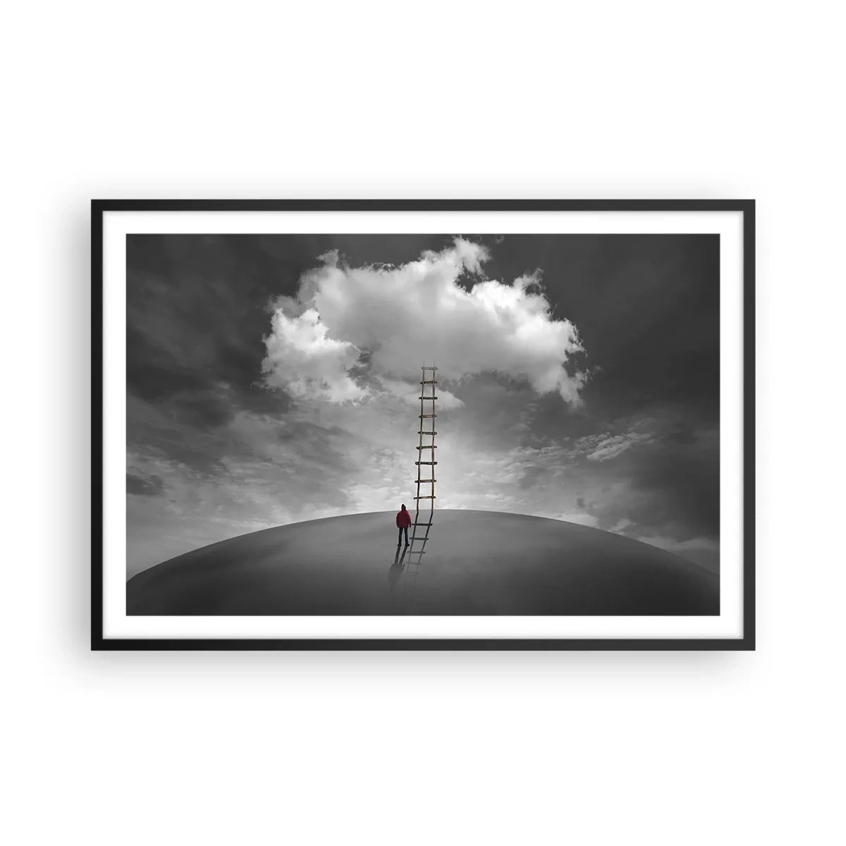 Plakat i sort ramme - Alt er muligt - 91x61 cm