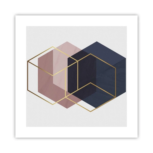 Plakat - Styrken ved enkelhed - 40x40 cm