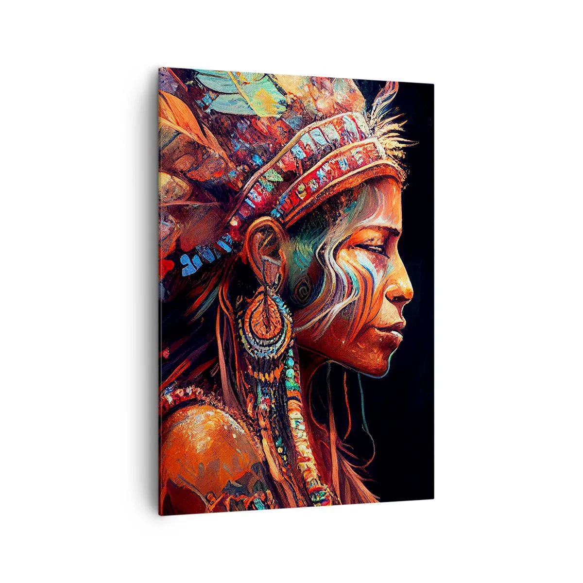 Lærredstryk - Billede på lærred - Et magisk ritual - 70x100 cm