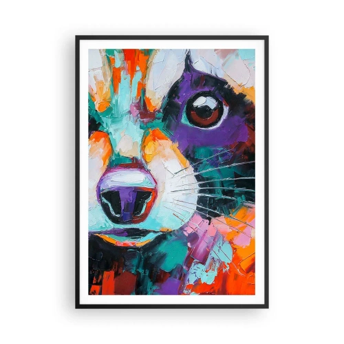 Plakat i sort ramme - Kun gode følelser - 70x100 cm