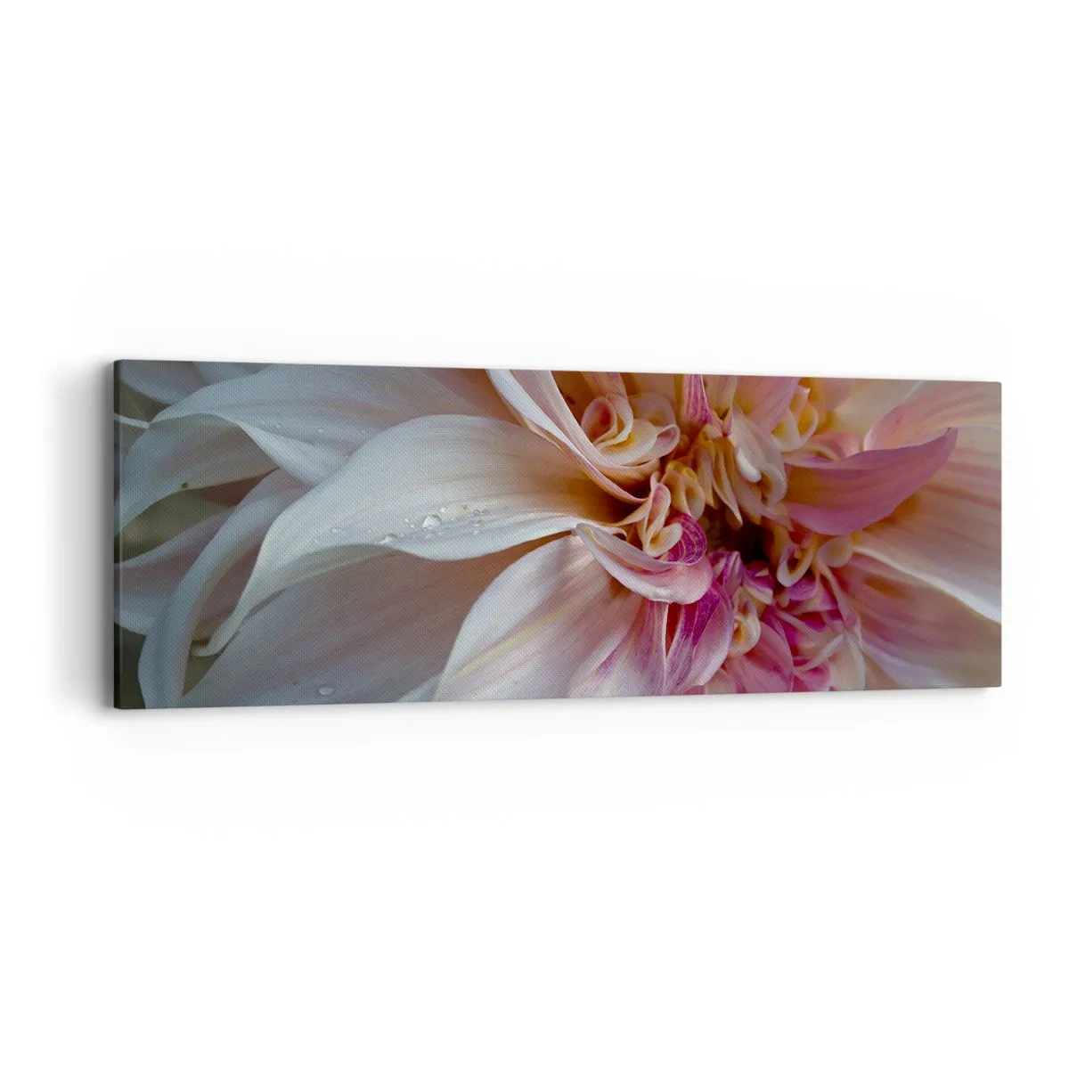 Lærredstryk - Billede på lærred - Blomstrende friskhed - 90x30 cm