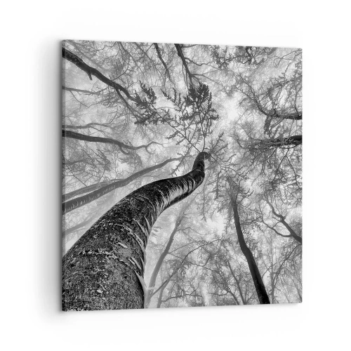 Lærredstryk - Billede på lærred - Kapløb mod lyset - 50x50 cm