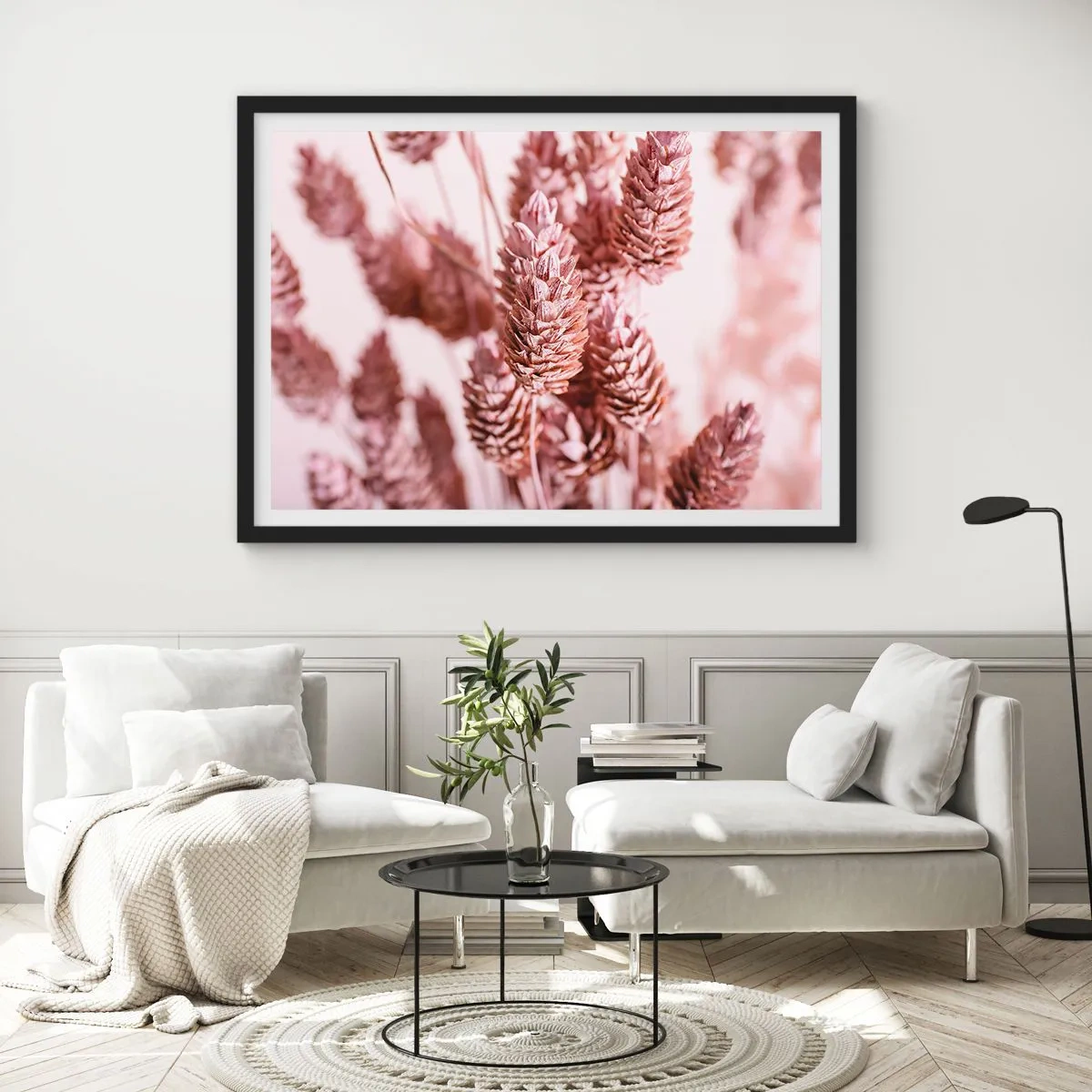Plakat i sort ramme - Tilsyneladende ubemærket - 40x30 cm