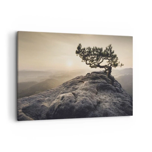 Lærredstryk - Billede på lærred - Livet vinder altid - 100x70 cm