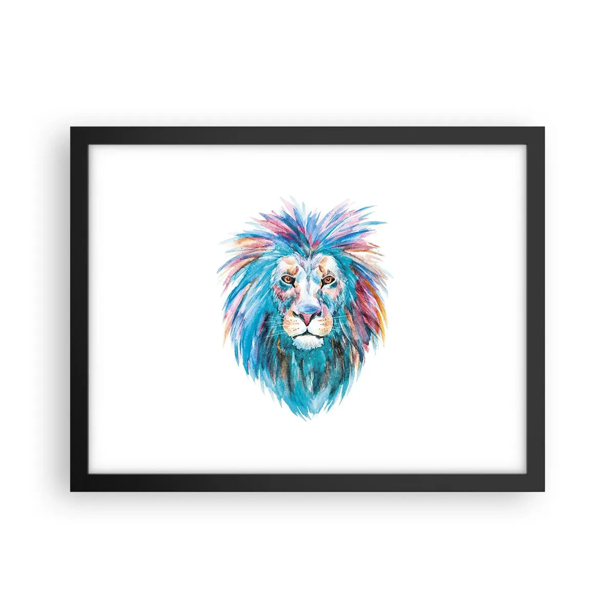 Plakat i sort ramme - En elektrificerende aura - 40x30 cm