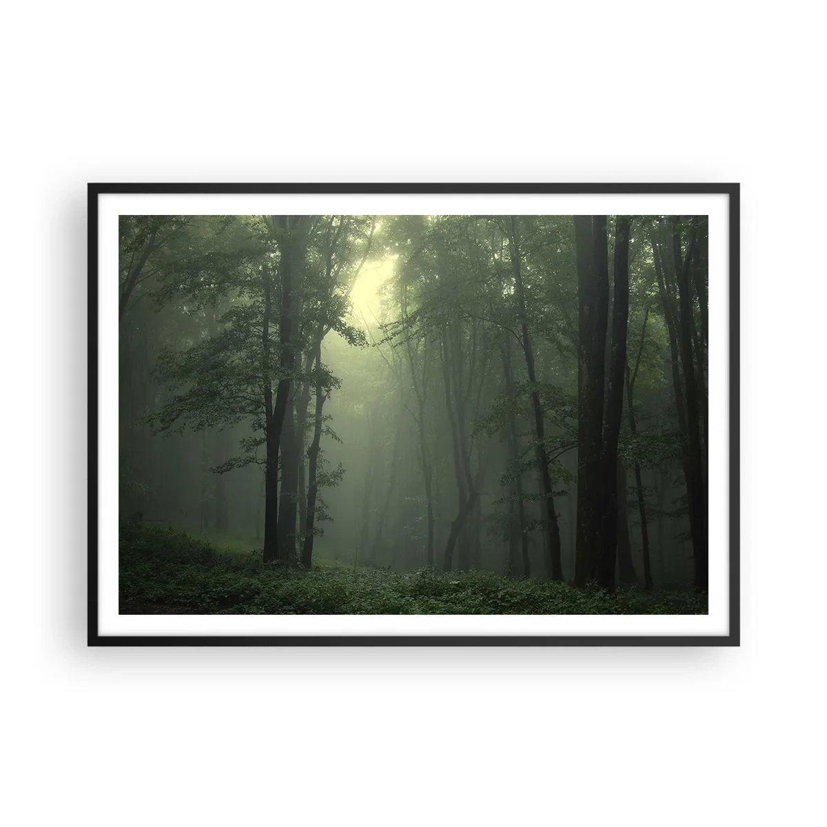 Plakat i sort ramme - Før han vågner op - 100x70 cm