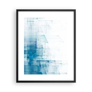 Plakat i sort ramme - Hvordan rummet blev til - 40x50 cm