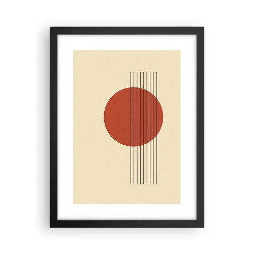 Plakat i sort ramme - Og så videre - 30x40 cm