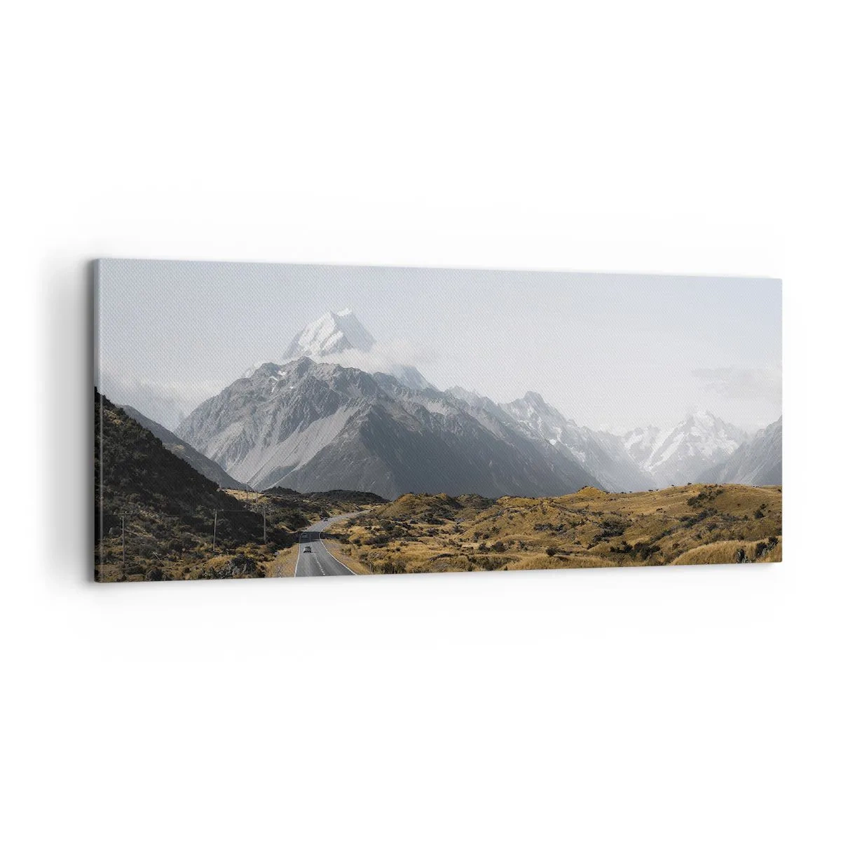Lærredstryk - Billede på lærred - Vejen til hjerte - 100x40 cm
