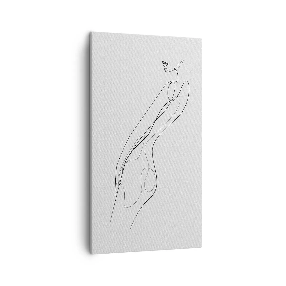 Lærredstryk - Billede på lærred - Næppe et løfte - 45x80 cm