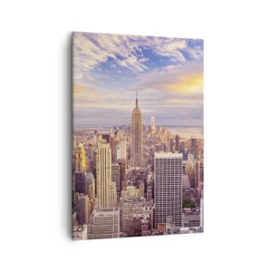 Lærredstryk - Billede på lærred - Ræk ud efter skyerne selv - 50x70 cm