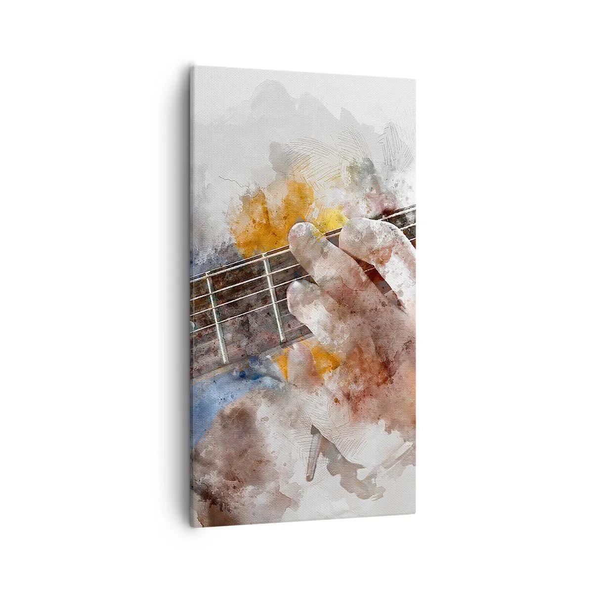 Lærredstryk - Billede på lærred - Poesi mellem strengene - 55x100 cm