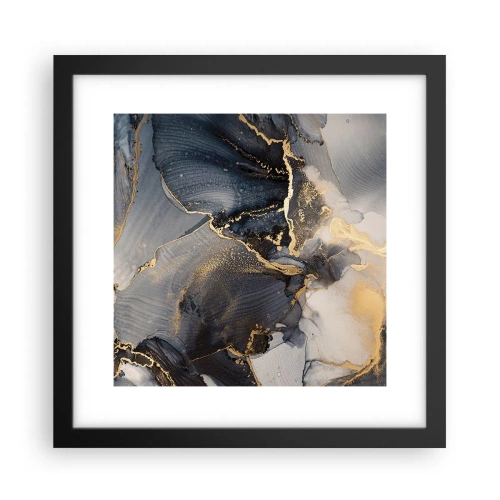Plakat i sort ramme - Livet af sten - 30x30 cm